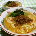 赤い電話's cooksnap of when they made 濃厚担々麺♪搾菜と練り胡麻で辛旨〜♪☺︎.