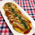 ｊｕｎ＊ｊｕｎ＊'s cooksnap of when they made 簡単★豆腐お好み焼き★カロリーカット！.