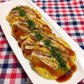 ｊｕｎ＊ｊｕｎ＊'s cooksnap of when they made 簡単★豆腐お好み焼き★カロリーカット！.