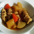 Kitchen♡m's cooksnap of when they made ☆ファミコレつゆの素×じゃがのちくわ煮.