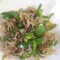 ちなつのママ's cooksnap of when they made ﾋﾟｰﾏﾝとじゃこの佃煮？(*´∀`).