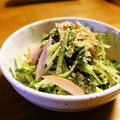 ＊実月＊'s cooksnap of when they made *水菜と豚肉のピリ辛ゴママヨ和え*.