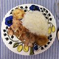 ayaka☆mu's cooksnap of when they made 『オニオン＆ポークのステーキ』.