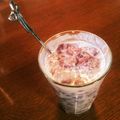 arletty's cooksnap of when they made サイリウムDE飲むフルーチェ風☆彡.
