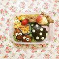 komutatata's cooksnap of when they made 【キャラ弁✿可愛いハートのおにぎり】.