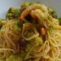 あいらぶうる's cooksnap of when they made 簡単！海老のアボカドソースパスタ.
