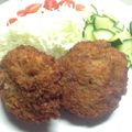 BabyLaLa's cooksnap of when they made キャベツたっぷりミンチカツ＊メンチカツ.