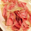 ☆おとこたーも☆'s cooksnap of when they made ＊簡単＊新玉葱とソフトサラミのマリネ＊.