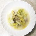 RoomA's cooksnap of when they made ヘルシー♪白菜とベーコンの豆乳スープ☆.