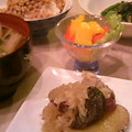 mustard's cooksnap of when they made さつまいもとしいたけのおろし煮。.
