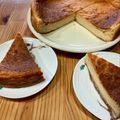 珍獣使い's cooksnap of when they made 牛乳１リットルで作るベイクドチーズケーキ.