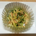 柑橘系ママ's cooksnap of when they made 水菜とシーチキンのさっと煮.