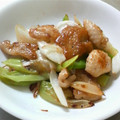 あかにゃん♪'s cooksnap of when they made 鶏皮のねぎ炒め♪.