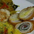 kazooco's cooksnap of when they made 揚げない！くるっとヘルシー野菜とんかつ♪.