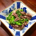 YoneーYone's cooksnap of when they made 菜の花とホタルイカの辛子酢味噌和え.