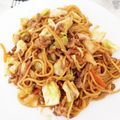 Aryamama's cooksnap of when they made イタリアンパスタと重曹でソース焼きそば.