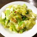 クリちゃん0309's cooksnap of when they made キャベツだけ！ペペロンチーノ風 簡単副菜.