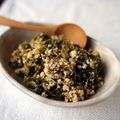 creo's cooksnap of when they made ＊常備菜＊高菜入り鶏そぼろ.
