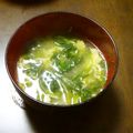 りこまこせいやのパパ's cooksnap of when they made 簡単：即席：三つ葉の味噌汁.