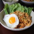 creo's cooksnap of when they made 鶏ごぼうのキムチ焼き飯.