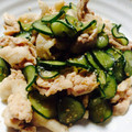 きーちゃん（＾∇＾）'s cooksnap of when they made 大量消費！簡単きゅうりと豚肉のゴマ和え.