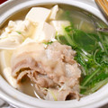 しゃむ伯爵's cooksnap of when they made 超簡単！豚と水菜と豆腐の鍋.