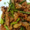 みかお's cooksnap of when they made 牛肉とニンニクの芽の炒めもの♪.