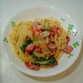 叶音ママ's cooksnap of when they made 簡単なクリームパスタ.
