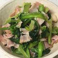 emifumi's cooksnap of when they made 簡単★小松菜とベーコンの簡単おつまみ.