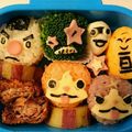 くまとこぐまとねこ's cooksnap of when they made まんまる妖怪ウォッチおにぎり♪キャラ弁.