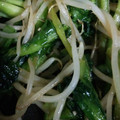 そらはる☆'s cooksnap of when they made 小松菜ともやしの炒め物.