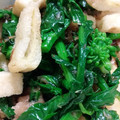 ふぁんたにゃん's cooksnap of when they made 菜の花と焼き薄揚げの梅みりん和え.