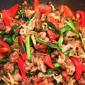 okumako's cooksnap of when they made 簡単☆豚ニラもやし炒め.