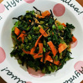 まぽてん's cooksnap of when they made ５分で一品☆大根菜とひじきのごま油炒め.
