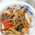 おりがみとるーぱー's cooksnap of when they made ささみ入り＊ごぼうのきんぴら.