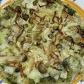 ☆ちびまゆ☆'s cooksnap of when they made 魚焼きグリルで簡単！ジェノベーゼのピザ♪.