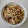 たおた's cooksnap of when they made きのことベーコンのカルボナーラ.
