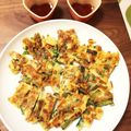 meg⑦'s cooksnap of when they made 和風なニラ納豆チヂミ.