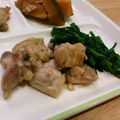 みほたろん's cooksnap of when they made 鶏肉と菜の花の醤油麹バター炒め.