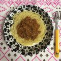 りゅうしんのmama's cooksnap of when they made ♥簡単☆みんな大好きミートソースパスタ♥.