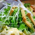 inyako's cooksnap of when they made 大根と水菜のサラダ～青じそ風味♪.