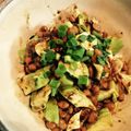 junkoの日々's cooksnap of when they made アボカドとクリチ☆海苔納豆和え.