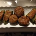 よーやん！'s cooksnap of when they made ナス　しいたけ　ピーマンの肉詰めあんかけ.