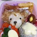 ほーゆーmam's cooksnap of when they made キャラ弁☆簡単　ふわふわダッフィー♪　.