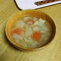 ぱんぽん's cooksnap of when they made 玉ねぎとミニトマトのコンソメスープ.
