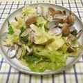 デカちゃん's cooksnap of when they made フライパン1つで☆アサリの酒蒸し☆上海風.