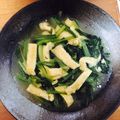 テキーラK's cooksnap of when they made 小松菜と油揚げの和風炒め餡かけ.