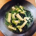 テキーラK's cooksnap of when they made 小松菜と油揚げの和風炒め餡かけ.