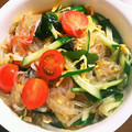 ◇ひびき◇'s cooksnap of when they made ダイエット【簡単】白滝で中華春雨風.