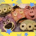 魚占☆ayu's cooksnap of when they made トイストーリー☆キャラ弁.